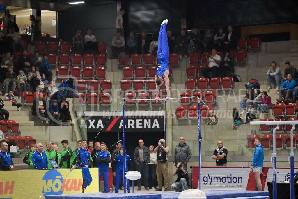 Schweizer Meisterschaften Kunstturnen Mannschaften Männer (A) - 22. November 2025 | Schweizer Meisterschaften Kunstturnen Mannschaften Männer (A)AXA Arena, WinterthurBild: Sportfotografie Markus Aeschimann | www.markus-aeschimann.ch - Realisiert mit Pictrs.com