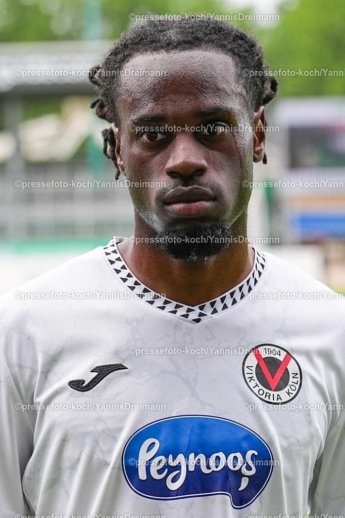 xYDR26072501040 | 26.07.2025, xydrx, Fußball, SC Preußen Münster - Viktoria Köln, Testspiel, LVM-Preußenstadion: Yannick Tonye (Viktoria Köln #30)
