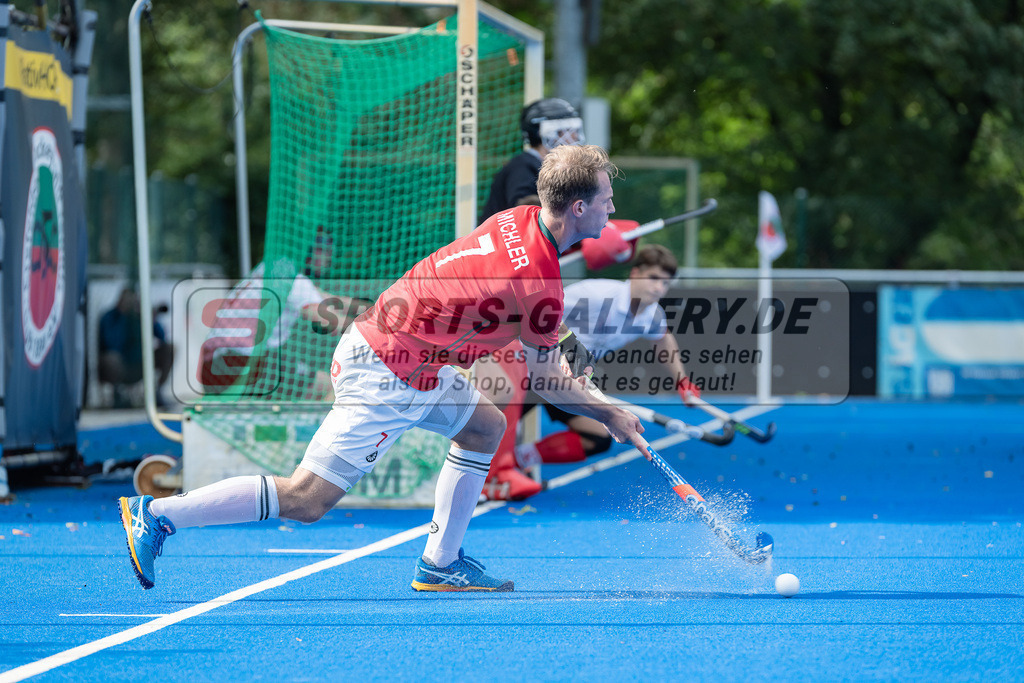 HK_20230923_104390 | 1. Bundesliga Herren Crefelder HTC - TSV Mannheim am 23.9.2023 CHTC, Krefeld , Linus Michler ( Crefelder HTC #7 )