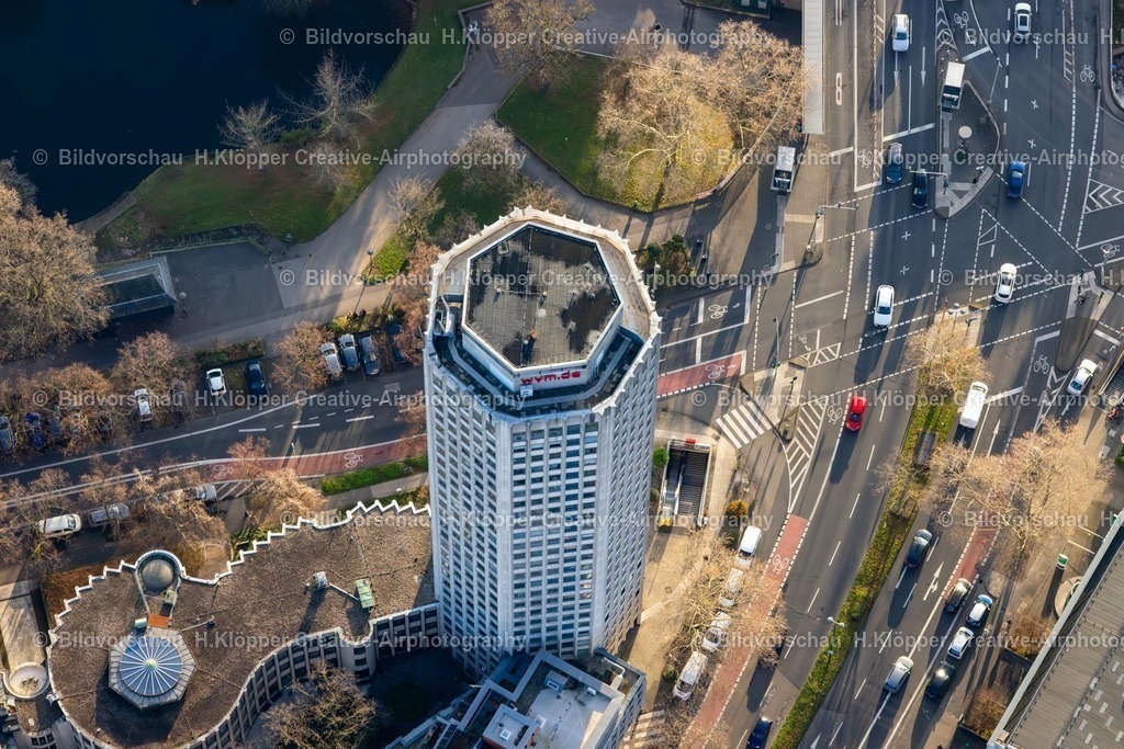 Luftbilder Köln-7872 | Luftbildfotografie Hochhaus- Gebäude im Wohngebiet " Ringturm " an der Riehler Straße in Köln im Bundesland Nordrhein-Westfalen, Deutschla - Realisiert mit Pictrs.com