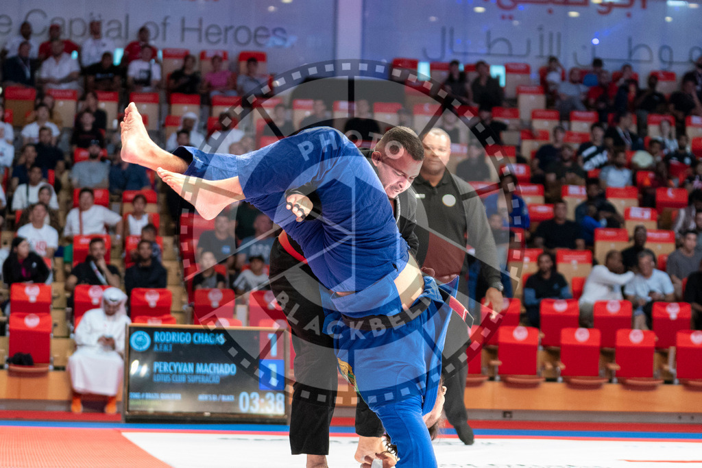 20231106PBB1993 | Fighters compete during the AJP World Master Championship in the Mubadala Arena in Abu Dhabi, Arab United Emirates, on November 6, 2023.
