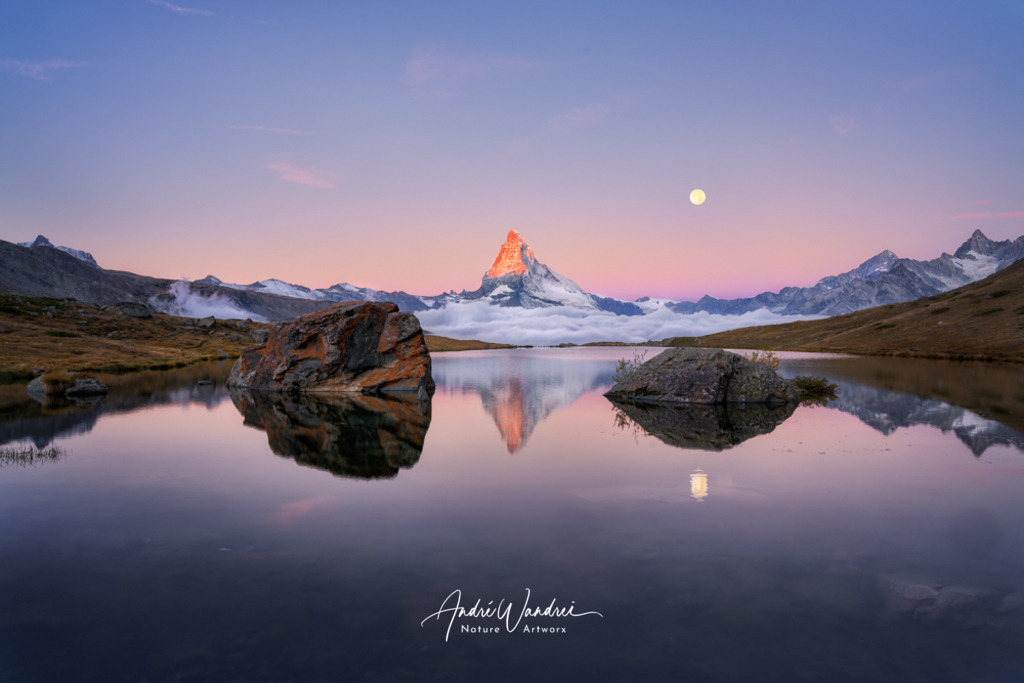 Mondlicht über dem Matterhorn | Andre Wandrei - Nature Artworx - Realisiert mit Pictrs.com