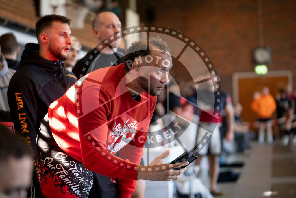 20240309PBB5647 | Fighters compete during the International Luta Livre (ILLCS) Spring Championship in Hannover, Germany, on March 9, 2024.