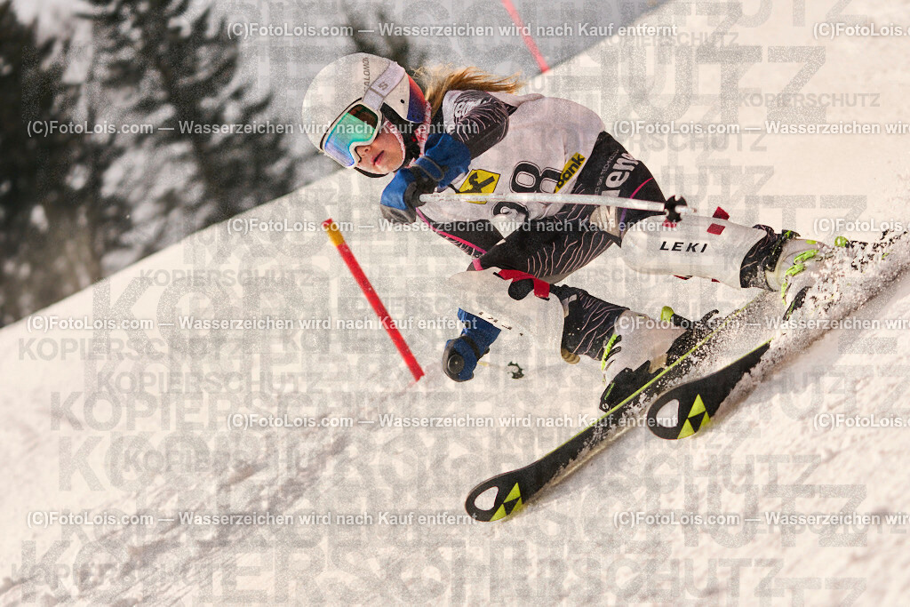 ALP3175_KinderCup-SL_STMK_Strallegg_Ganster Emilia | Raiffeisen KINDERCUP Alpin, SLALOM auf der JogllandStreif in Strallegg am So 23. Februar 2025. Veranstaller: Steirischer Skiverband (5000). Skiunion Strallegg (5197).