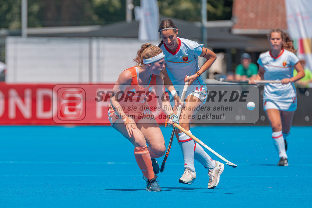 HK_20230711_101078 | Euro Hockey WU18 Spain vs Netherlands Championship Girls &amp; Boys am 11.7.2023 CHTC , Krefeld ,