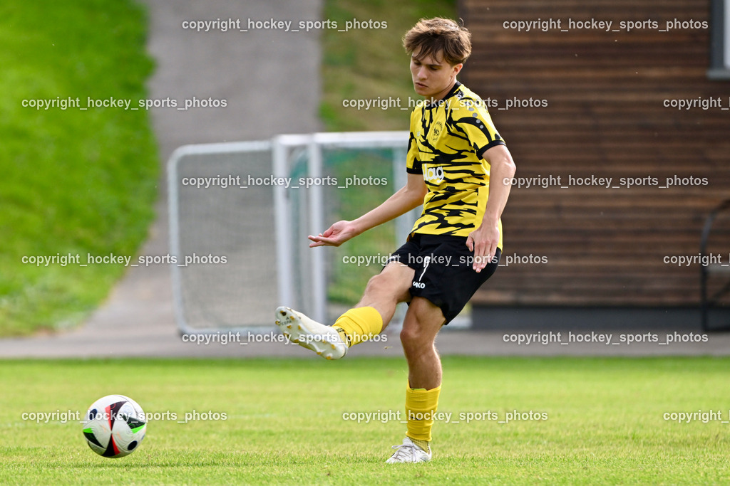FC Faakersee vs. Union Matrei | #7 Felix Michael Bachlechner FC Faakersee, FC Faakersee vs. Union Matrei, FC Faakersee vs. Union Matrei am 18.08.2024 in Finkenstein (Sportplatz Faakersee), Austria, (Photo by Bernd Stefan)