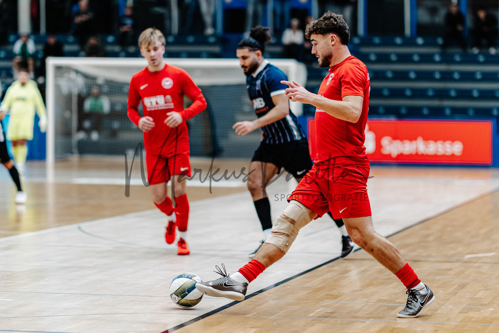 47. Stadtmeisterschaften im Hallenfußball 2025, Vorrunde | Stadtmeisterschaften im Hallenfußball 2025, Vorrunde, Sporthalle Berg Fidel in Münster. Foto: sportfotografie.ms | Markus Paletta - Realisiert mit Pictrs.com