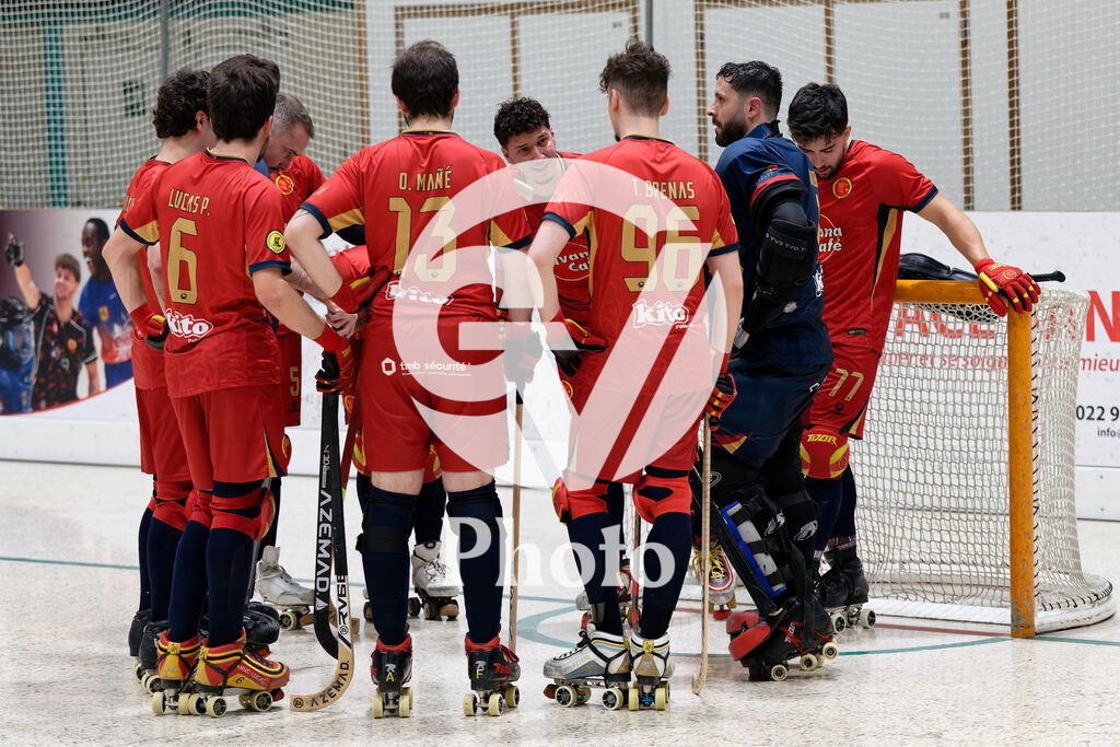LNA  - Geneve RHC v RHC Diessbach  |  during the LNA  match between Geneve RHC and RHC Diessbach  at Centre sportif de la queue d'arve in Geneve, Switzerland