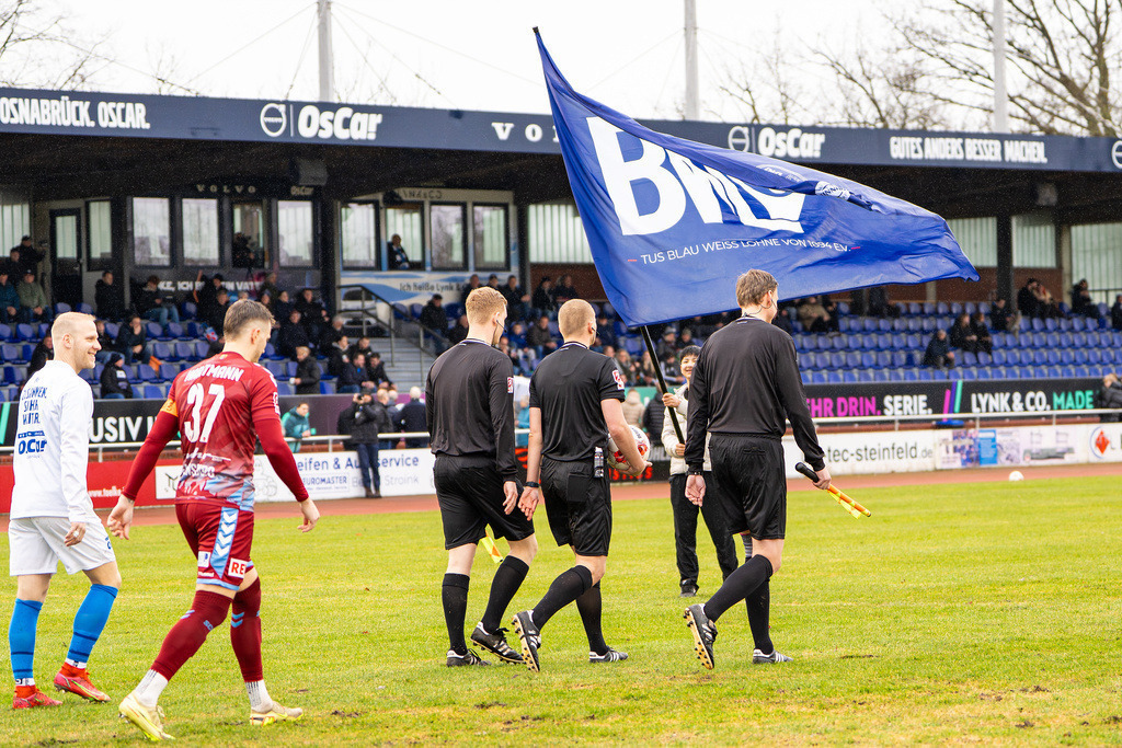 Fußball I Herren I Saison 2025-2026 I Regionalliga Nord I 23. Spieltag I TuS Blau-Weiß Lohne - SC Weiche Flensburg 08 I 0084 | jns.sportfotos - Realisiert mit Pictrs.com