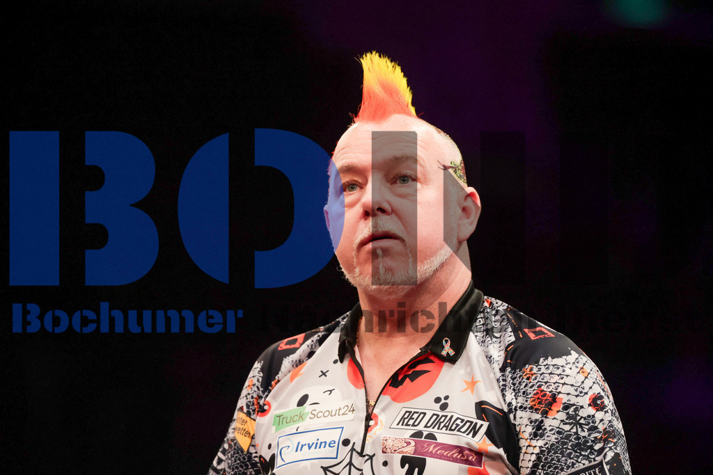  29.10.2023 - 
 | Sebastian Sendlak / Bochumer Nachrichtendienst (BOND) - PDC European Darts Championship: Viertelfinale {Persons shown} - Realisiert mit Pictrs.com