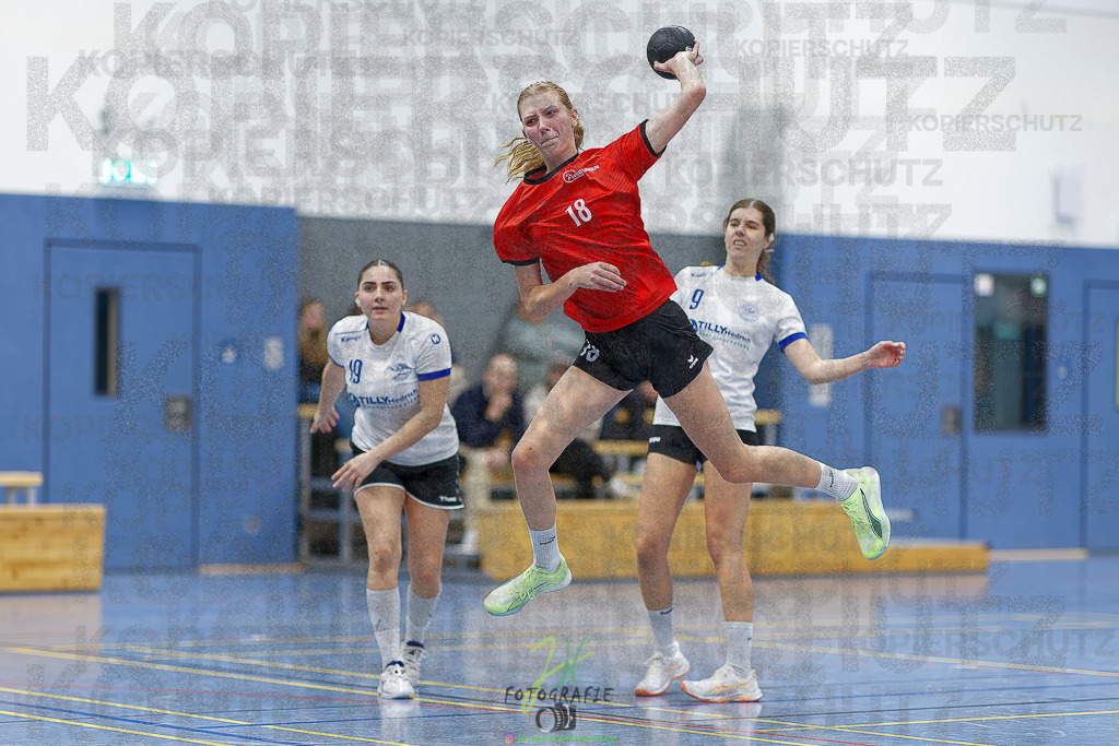 Frauen 2. Bezirksklasse; SG Rechtenbach - HSG Linden II | Frauen 2. Bezirksklasse; SG Rechtenbach - HSG Linden II am 16.11.2025 in Rechtenbach (Sporthalle Rechtenbach)Photo © 2025 - Jörg Heinrich - Realisiert mit Pictrs.com