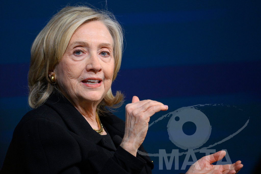 _DWA4076 | Die US-Politikerin Hillary Clinton auf der Veranstaltung Bridging Scholarship and Statecraft im Rahmen der Münchner Sicherheitskonferenz 2026. München, 13.02.2026 Bayern Deutschland  - Realisiert mit Pictrs.com