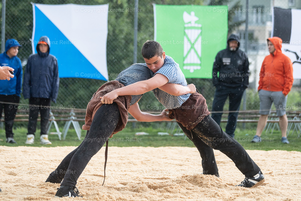 Schwingen -  Appenzeller Kantonal Nachwuchsschwingertag 2024 | Hundwil, 6.7.24, Schwingen - Appenzeller Kantonal Nachwuchsschwingertag.