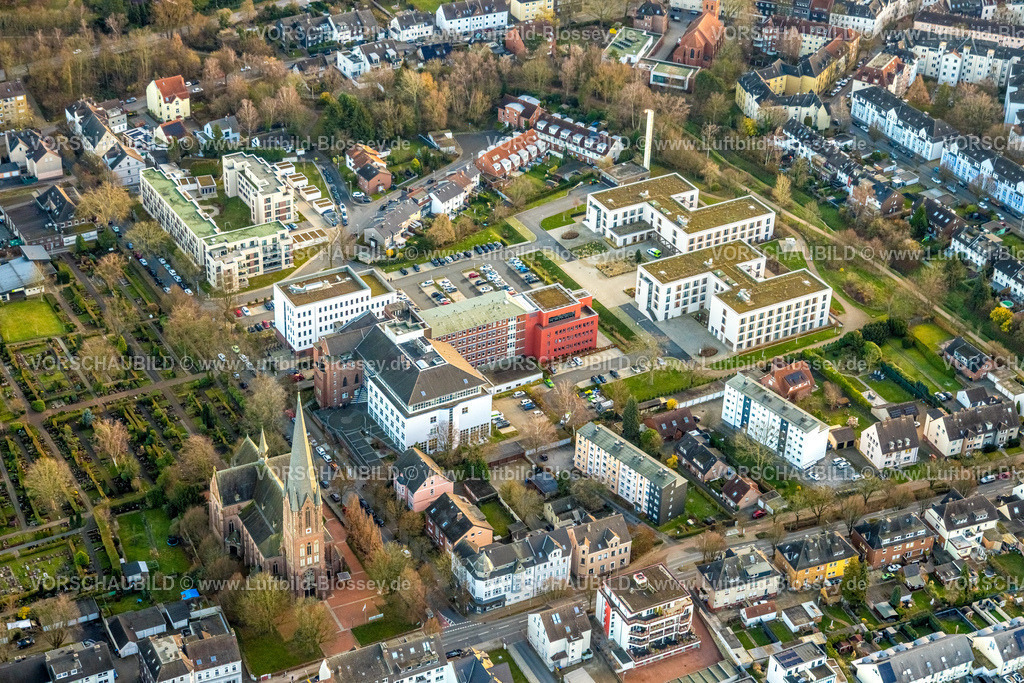 Herne251203559 | Luftbild, Campus der St. Elisabeth Gruppe, Widumer Höfe, kath. Kirche St. Peter und Paul, Senioreneinrichtungen Widumer Höfe, Sodingen, Herne, Ruhrgebiet, Nordrhein-Westfalen, Deutschland