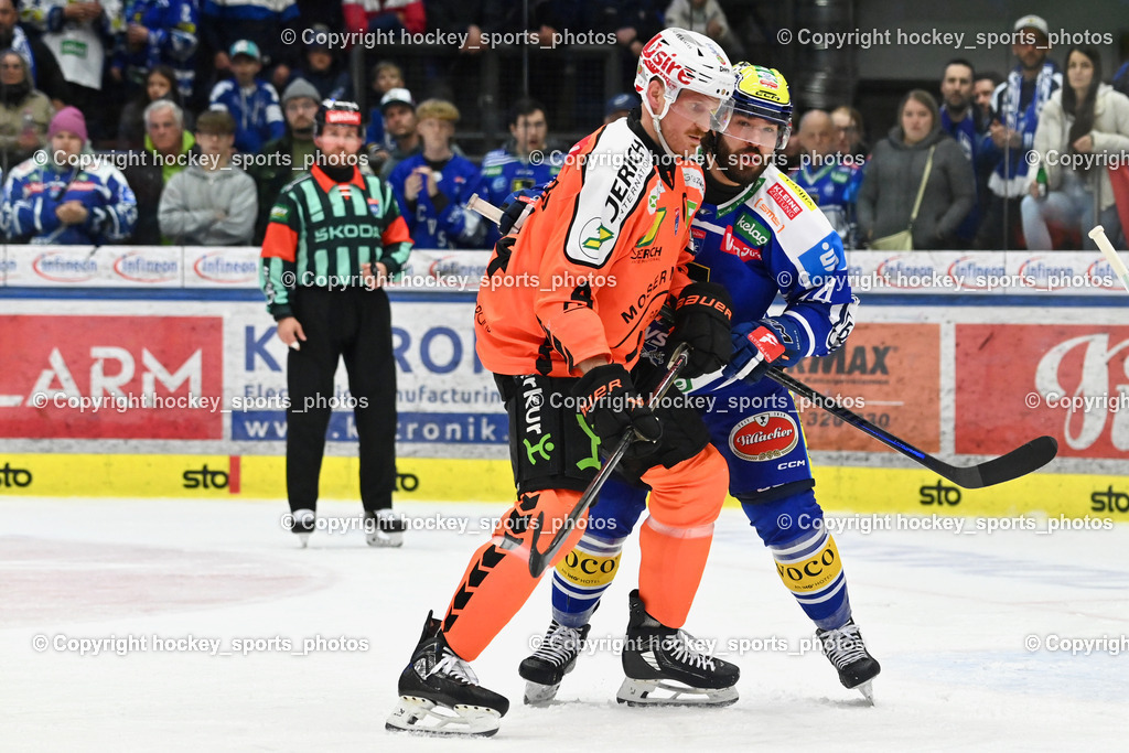 EC IDM WÄRMEPUMPEN VSV vs. MOSER MEDICAL GRAZ99ERS | #4 Korbinian Holzer Graz 99ers, #74 Joel Teasdale EVC VSV, EC IDM WÄRMEPUMPEN VSV vs. MOSER MEDICAL GRAZ99ERS, EC IDM WÄRMEPUMPEN VSV vs. MOSER MEDICAL GRAZ99ERS am 12.03.2026 in Villach (Stadthalle Villach), Austria, (Photo by Bernd Stefan)