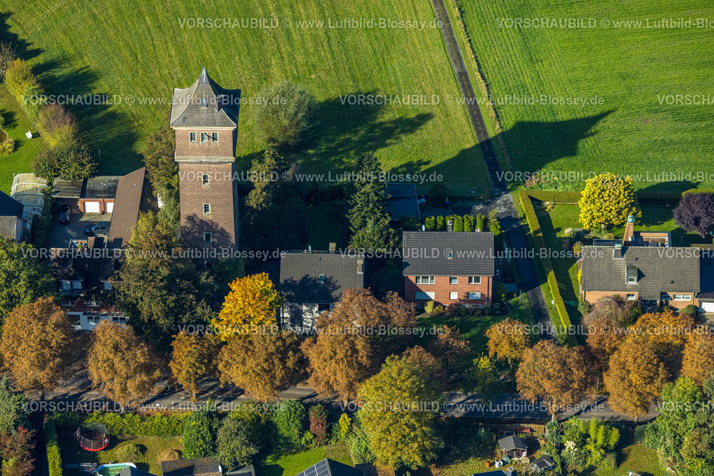 Selm241011248Cappenberg | Luftbild, Wasserturm Cappenberg, Selm, Münsterland, Nordrhein-Westfalen, Deutschland