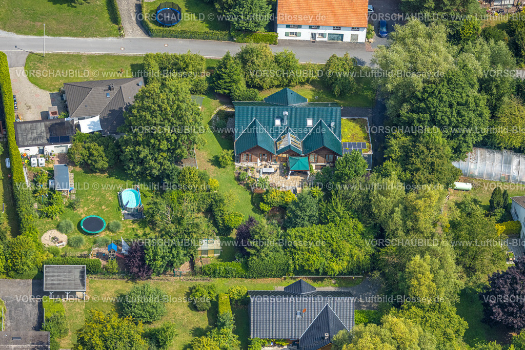 Hamm250701757Rhynern | Luftbild, Wohnhaus im Ortsteil Pedinghausen, Goldbrinkstraße, Stadtbezirk Rhynern, Hamm, Ruhrgebiet, Nordrhein-Westfalen, Deutschland