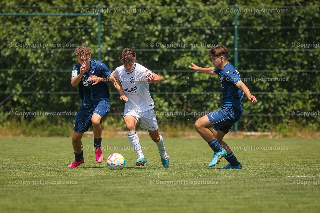 BQ3I6981 | 17.06.2023; Testspiel; Rasenplatz Offdilln; VfL Bochum U17 - Eintracht Frankfurt U17; Ergebnis: 3:1 (1:1)