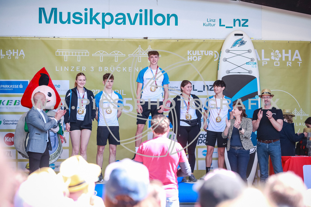 ..... | LINZ,AUSTRIA,27.April 25, Int. 3 Brückenlauf Linz  , Image shows: Photo: WAPICS / Manuel Binder