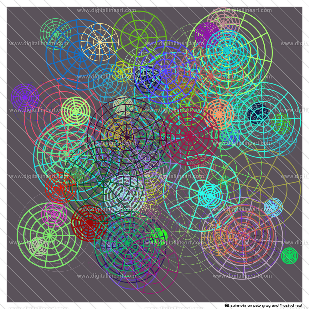 92-spinnets-pale-gray-and-frosted-teal | digitallineart - Realisiert mit Pictrs.com