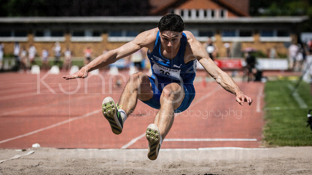 B&amp;S Kurpfalz Gala; Weinheim, 23.05.2026 | WEINHEIM, GERMANY - MAY 24: Steven Freund (GER/LAC Erdgas Chemnitz) during the B&amp;S Kurpfalz Gala am 23.05.2026 at the  Sepp-Herberger-Stadium in Weinheim (Baden-Wuerttemberg / Germany).