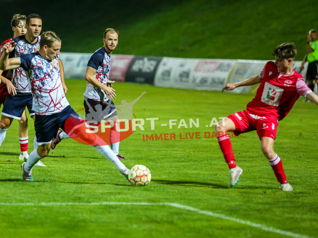 SC St Veit - SK St Andrä 1-6, Unterliga Ost | Alexander Hofer (SC St. Veit,K #11) Heiko Springer (SC St. Veit #7) SC St Veit - SK St Andrä 6-1 am 22.08.2023 in St. Veit
(Jacques Lemans Arena), Austria, (Photo by Ernst Krawagner sport-fan.at) - Realisiert mit Pictrs.com