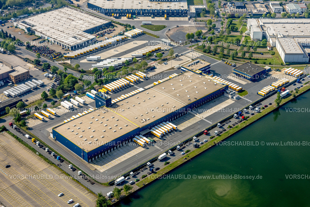 Herne240500005 | Luftbild, Gewerbegebiet Friedrich der Große am Herner Meer, Dachser SE Logistikdienst, Horsthausen, Herne, Ruhrgebiet, Nordrhein-Westfalen, Deutschland