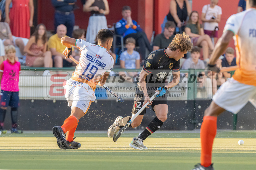 HK_20230819_103313 | 4 Nations Tournament ( MU21 ) India - Germany am 19.8.2023 DHC Düsseldorf, Düsseldorf ,