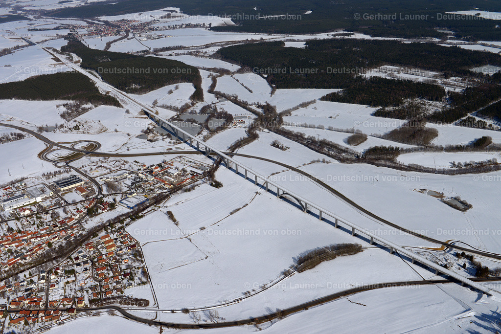 3301052 | ICE Brücke bei Ilmenau Langewiesen, Winteraufnahme