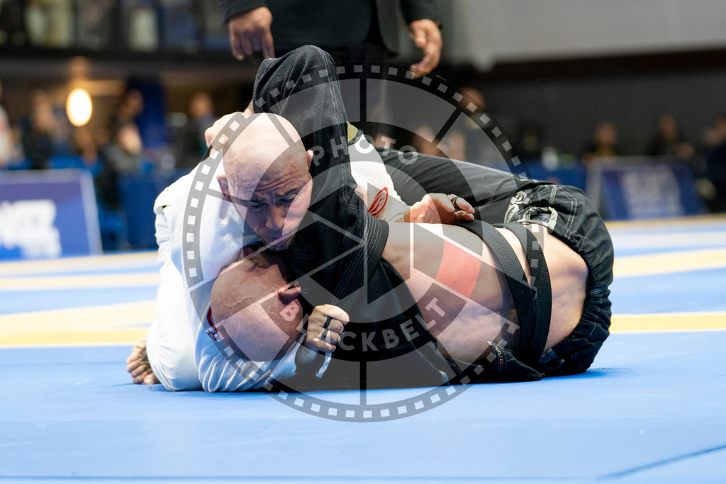 20240124PBB04337 | Fighters compete during the second day of the IBJJF European Championship in Paris, France, on January 24, 2024.