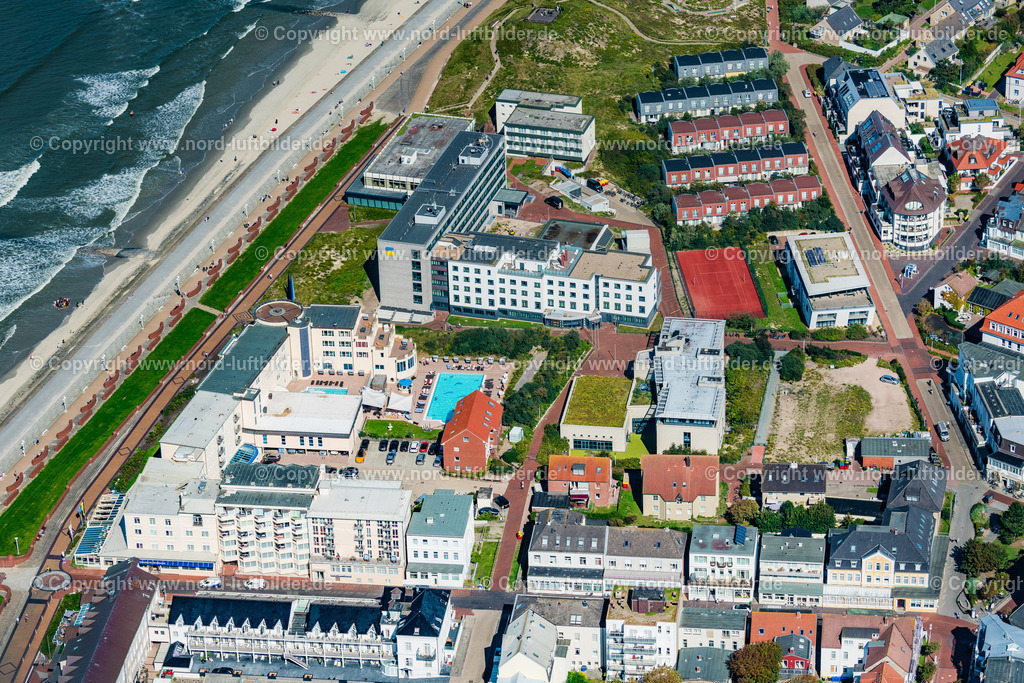 Norderney_Klinik_Norderney_ELS_7658050923 | NORDERNEY 05.09.2023 Klinikgelände des Krankenhauses " Klinik Norderney " in Norderney im Bundesland Niedersachsen, Deutschland. // Hospital grounds of the Clinic " Klinik Norderney " in Norderney in the state Lower Saxony, Germany. Foto: Martin Elsen