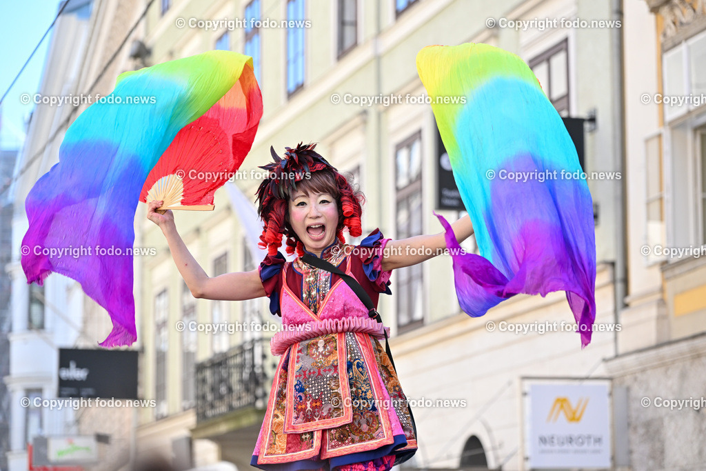 Pflasterspektakel_ 36. Linzer Pflasterspektakel 2024_ 18.07.2024-27 | 18.07.2023, Linz, AUT, 36. Linzer Pflasterspektakel 2024, im Bild diverse Kuenstler