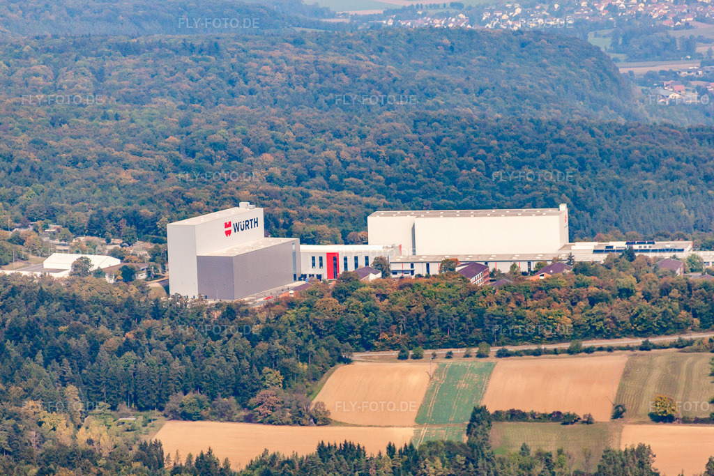 Luftbild: Würth in Bad Mergentheim im Bundesland Baden-Württemberg in Deutschland. Foto: IMG_45650-1697.jpg vom 25.09.2011 durch Werner Riehm/FLY-FOTO.de