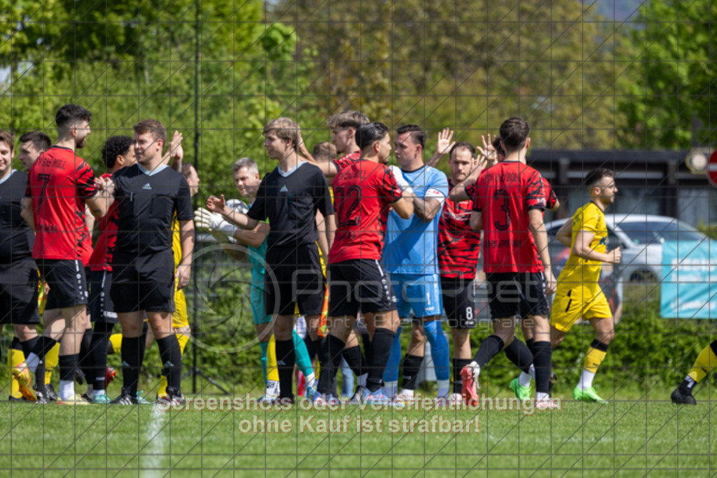 20250427_145937_0049 | #,TSV Bad Boll (rot) vs. SV Waldhausen (gelb), Fussball, Landesliga 2 - wfv, 24. Spieltag, Saison 2024/2025, Rasenplatz, Erlengarten 37, 73087 Bad Boll, 27.04.2025 - 15:00 Uhr,Foto: PhotoPeet-Sportfotografie/Peter Harich