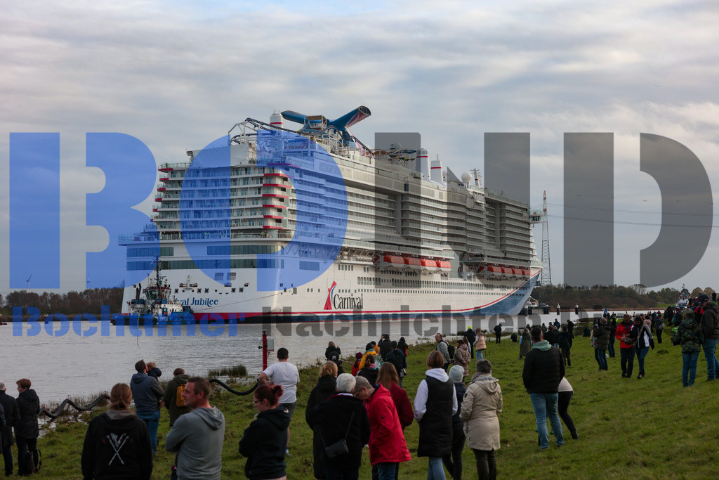  30.10.2023 - 
 | Sebastian Sendlak / Bochumer Nachrichtendienst (BOND) - Ueberfuehrung Carnival Jubilee - Meyer Werft Papenburg - Realisiert mit Pictrs.com