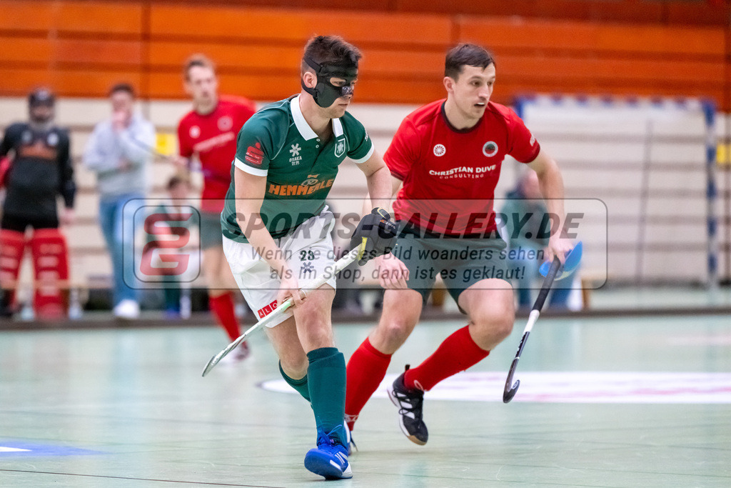 HK_20250110_101199 | 1. Bundesliga Halle Herren Crefelder HTC - Uhlenhorst Mülheim am 10.1.2025 Glockenspitz Halle Krefeld, Krefeld ,