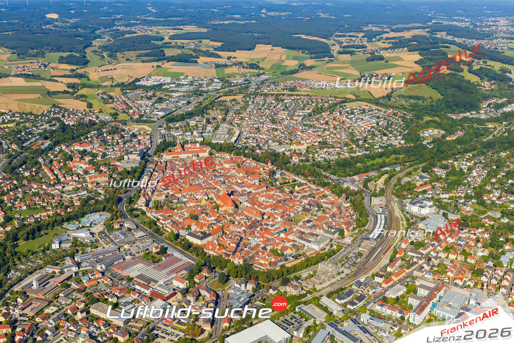 Luftaufnahme von  Amberg - Die Luftaufnahme wurde 2025 vom UL-Flugzeug heraus erstellt ( keine Drohne ) - Hochauflösende Luftaufnahme - für professionelle Ausdrucke geeignet. Die Geschenkidee !Mit Lizenz und Bildrechte bestellbar