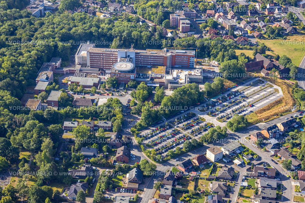 Hamm220700010 | Luftbild, St. Barbara-Klinik, Heessen, Hamm, Ruhrgebiet, Nordrhein-Westfalen, Deutschland