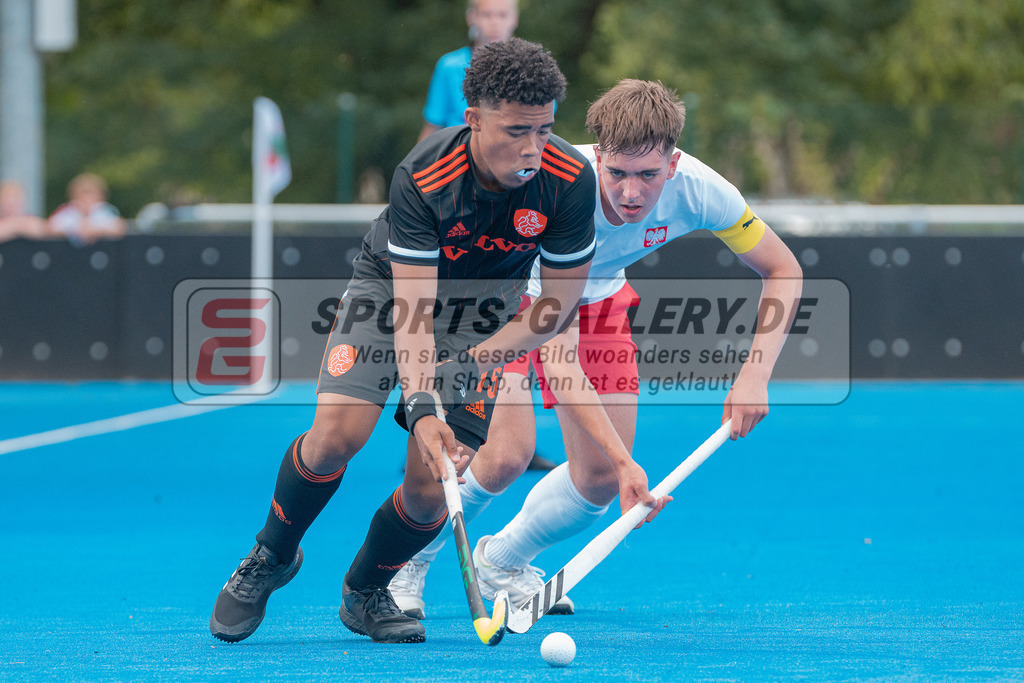 HK_20230710_100554 | Euro Hockey MU18 Netherland - Poland Championship Girls &amp; Boys am 10.7.2023 CHTC , Krefeld ,