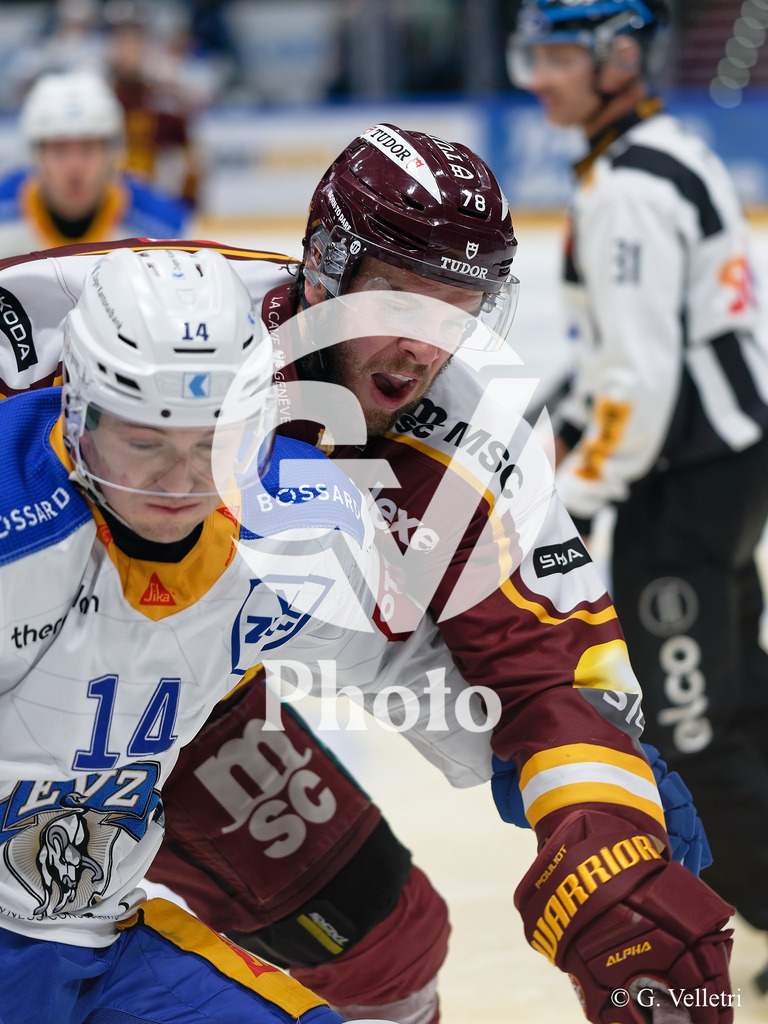 National League - Geneve-Servette HC v EV Zug |  during the National League match between Geneve-Servette HC and EV Zug at Les Vernets in Geneva, Switzerland