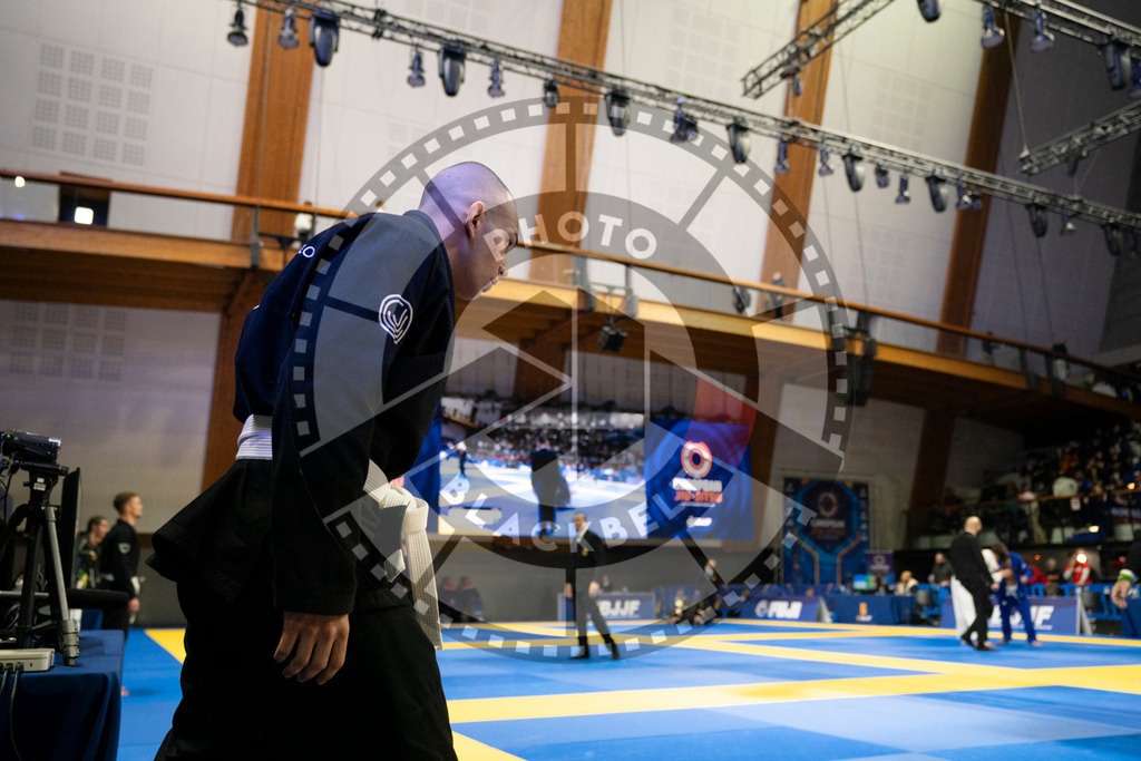 20240119PBB1107 | Fighters compete during the IBJJF European Championship in Paris, France, on January 19, 2024.