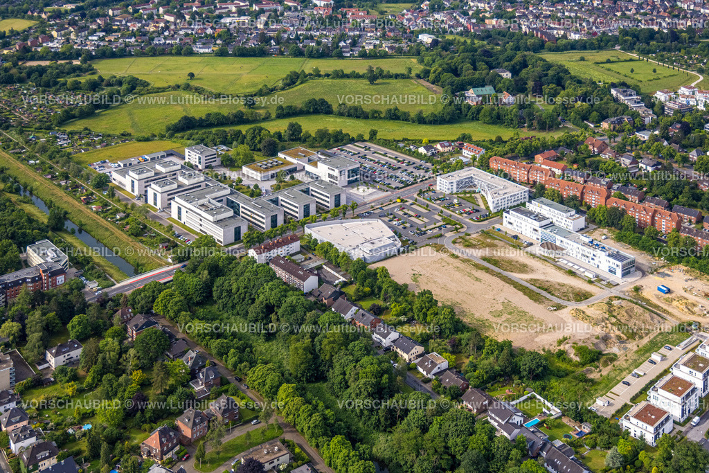 Hamm220600044HSHL | Luftbild, Hochschule Hamm-Lippstadt, HSHL, Campus Hamm, Baustelle und Neubau WissenschaftsQuartier SCI:Q Science Quarter Hamm Paracelsuspark, Uentrop, Hamm, Ruhrgebiet, Nordrhein-Westfalen, Deutschland