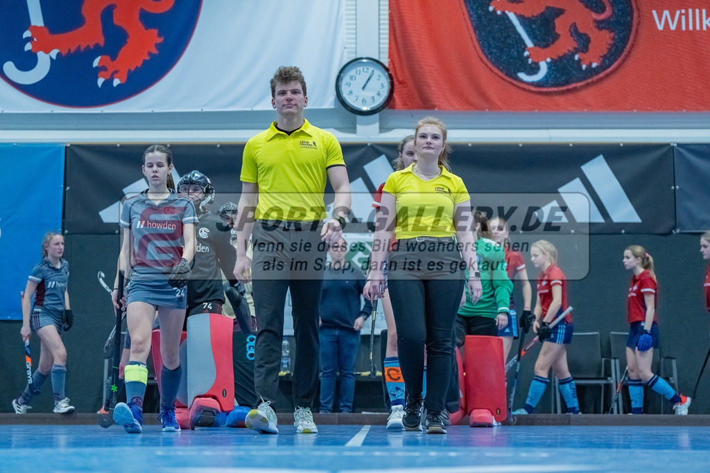 HK_20240303_109212 | Spiel um Platz 3 Deutsche Meisterschaft WU16 am 3.3.2024 Halle DHC, Düsseldorf ,