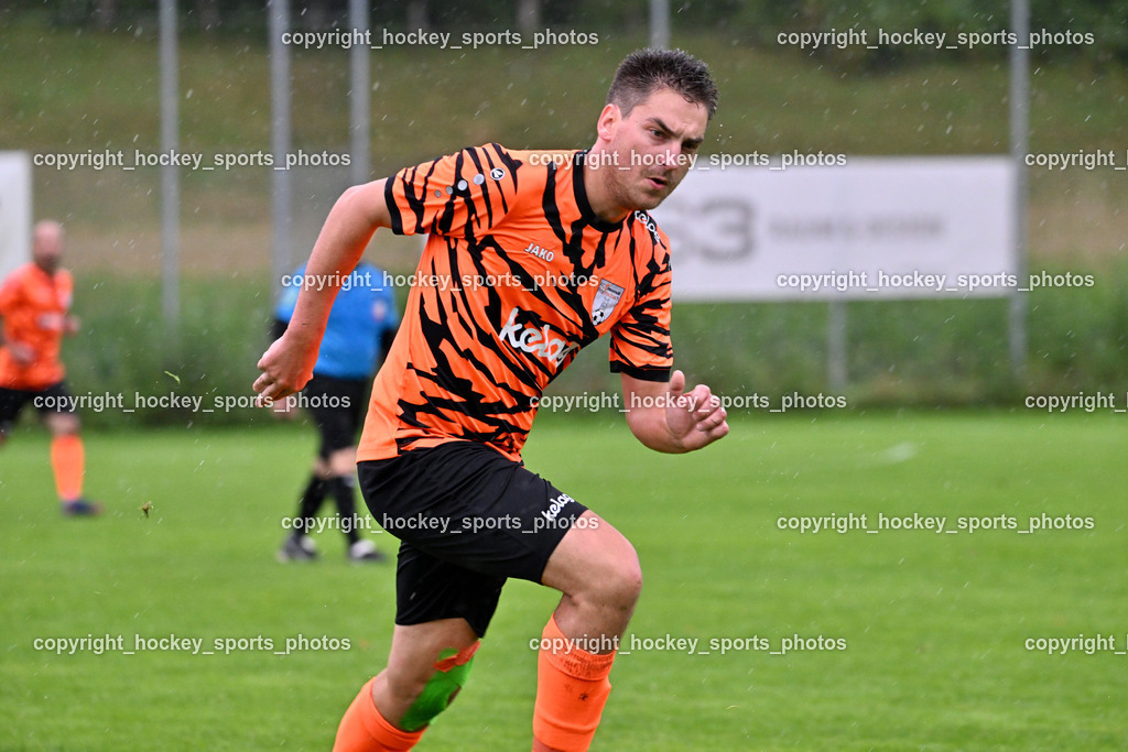 SV Viktoria Viktring vs. FC Mondi Frantschach | #9 Marcel Gerald Zarfl FC Frantschach, SV Viktoria Viktring vs. FC Mondi Frantschach, SV Viktoria Viktring vs. FC Mondi Frantschach am 02.08.2025 in Klagenfurt (Sportplatz Viktrink), Austria, (Photo by Bernd Stefan)