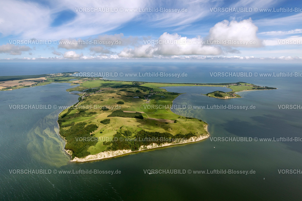 Ruegen12083471Moenchgut | Luftbild, Biosphärenreservat Süd-Ost Rügen, Mönchgut Südpferd, Zickersee,  Gager, Insel Rügen, Mecklenburg-Vorpommern, Deutschland, Europa