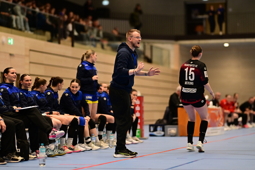 Handball I Frauen I Saison 2025-2026 I 3. Liga Staffel Nord I 11. Spieltag I Buxtehuder SV II - Frankfurter HC | Der Sportfotograf. - Realisiert mit Pictrs.com