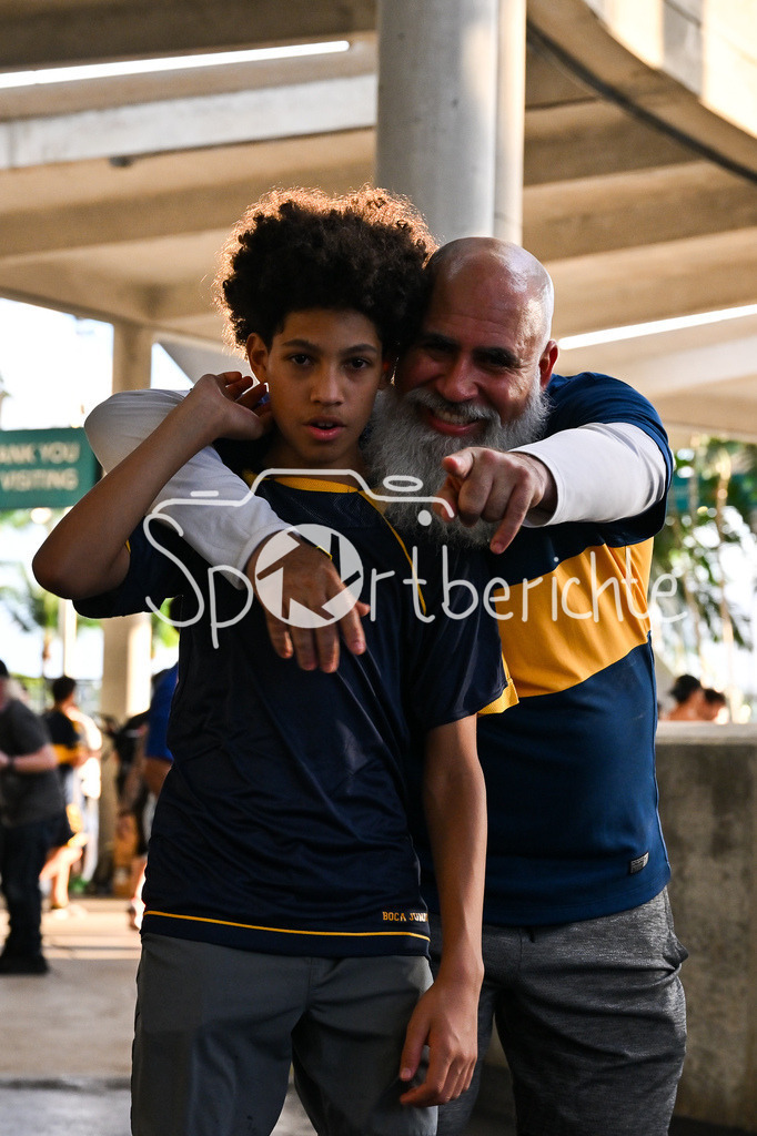 FC Bayern München - Boca Juniors | Das Hard Rock Stadium in Miami ist fest in Hand der Argentinieschen Fans der Boca Juniors / Argentinien / Argentina / Symbolbild / FIFA Club World Cup: FC Bayern Muenchen - Boca Juniors, Hard Rock Stadium am 20.06.2025