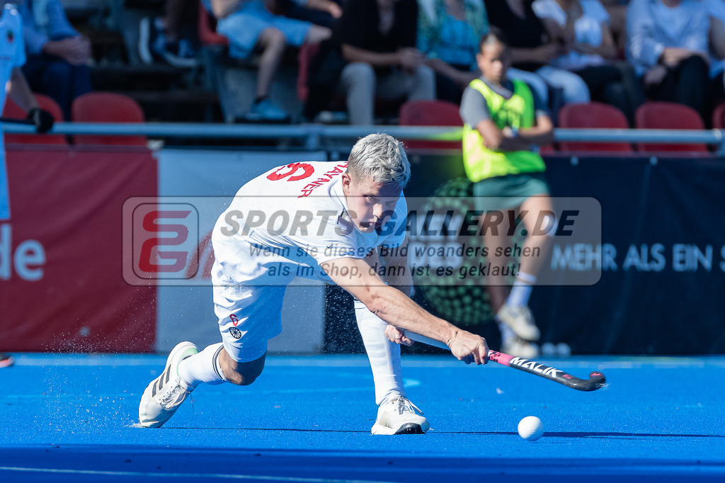 HK_20231001_104959 | 1.Bundesliga Herren Crefelder HTC - Harvestehuder THC am 1.10.2023 CHTC, Krefeld , Julius Hayner ( Crefelder HTC #6 )