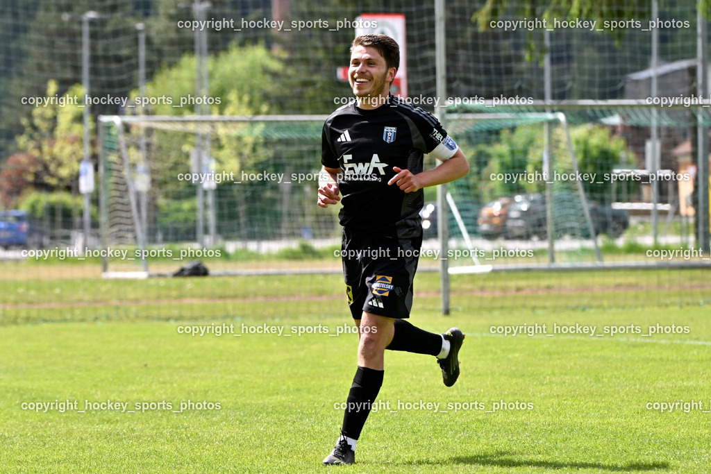 WSG Radenthein vs. URC Thal Assling | Jubel #27 Dominik Klaus Kofler URC Thal Assling, Hattrick, WSG Radenthein vs. URC Thal Assling, WSG Radenthein vs. URC Thal Assling am 16.05.2026 in Radenthein (Stadtstadion WSG Radenthein), Austria, (Photo by Bernd Stefan)