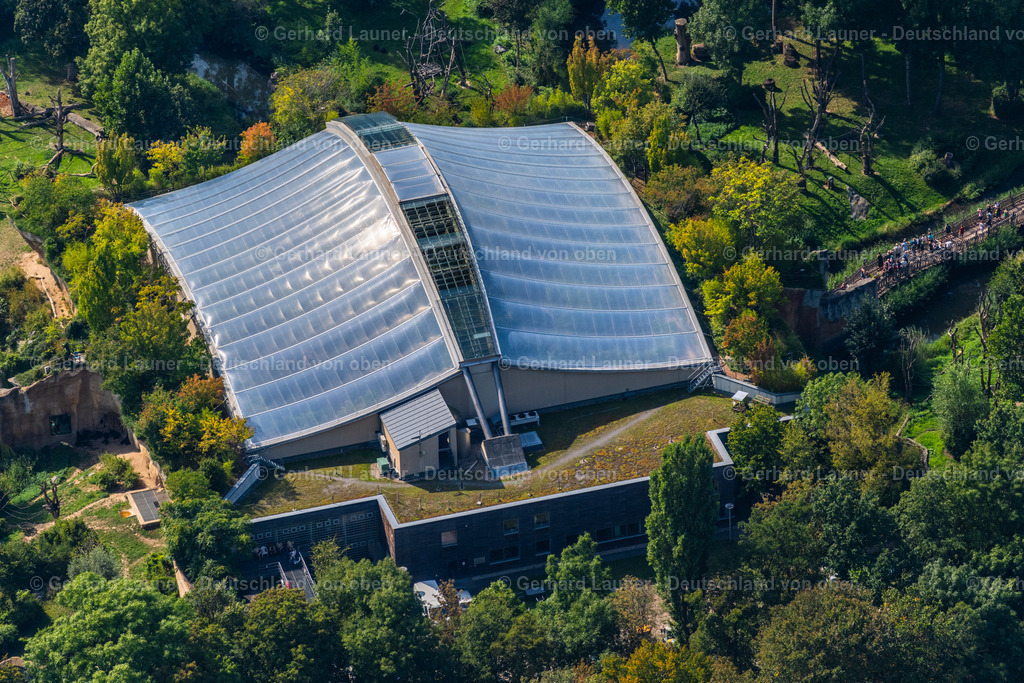 4039824 | LEIPZIG 14.09.2020 Zoogelände am Tierpark - Menschenaffenanlage Pongoland im Ortsteil Zentrum-Nordwest in Leipzig im Bundesland Sachsen, Deutschland. Weiterführende Informationen bei: Zoo Leipzig GmbH. // Zoo grounds at the Pongoland animal park in the district Zentrum-Nordwest in Leipzig in the state Saxony, Germany. Further information at: Zoo Leipzig GmbH. Foto: Gerhard Launer